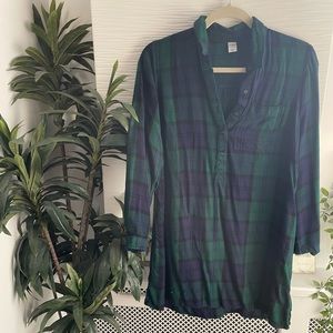 Old Navy Plaid Shirt Dress/Shirt